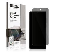 dipos Flex 1x Protection écran de Confidentialité Mat Compatible avec OnePlus 12, Compatible Fingerprint, Film Full Cover, Privacy Protection visuelle Filtre 2way
