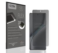 dipos FLEX 1x Protection écran de Confidentialité mat compatible avec OnePlus 15R, couverture d'écran 100%, compatible Fingerprint, film Full Cover, Privacy protection visuelle filtre 2way