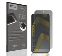 dipos FLEX 1x Protection écran de Confidentialité mat compatible avec POCO M8 Pro, couverture d'écran 100%, compatible Fingerprint, film Full Cover, Privacy protection visuelle filtre 2way