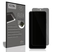 dipos FLEX 1x Protection écran de Confidentialité mat compatible avec Realme 14X 5G, couverture d'écran 100%, compatible Fingerprint, film Full Cover, Privacy protection visuelle filtre 2way