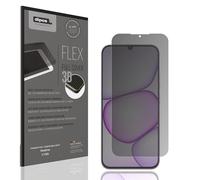 dipos FLEX 1x Protection écran de Confidentialité mat compatible avec Realme C100i, couverture d'écran 100%, compatible Fingerprint, film Full Cover, Privacy protection visuelle filtre 2way