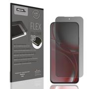 dipos FLEX 1x Protection écran de Confidentialité mat compatible avec Realme P4R, couverture d'écran 100%, compatible Fingerprint, film Full Cover, Privacy protection visuelle filtre 2way