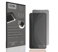 dipos FLEX 1x Protection écran de Confidentialité mat compatible avec Sharp Aquos R11, couverture d'écran 100%, compatible Fingerprint, film Full Cover, Privacy protection visuelle filtre 2way