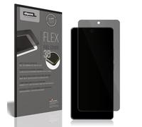 dipos FLEX 1x Protection écran de Confidentialité mat compatible avec VIvo X60 5G, couverture d'écran 100%, compatible Fingerprint, film Full Cover, Privacy protection visuelle filtre 2way