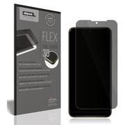 dipos FLEX 1x Protection écran de Confidentialité mat compatible avec Wiko Y81, couverture d'écran 100%, compatible Fingerprint, film Full Cover, Privacy protection visuelle filtre 2way