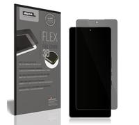 dipos FLEX 1x Protection écran de Confidentialité mat compatible avec ZTE Nubia Red Magic 10S Pro, couverture d'écran 100%, compatible Fingerprint, film Full Cover, Privacy protection visuelle filtre