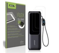 dipos FLEX 2x Film protection écran mat pour Anker A1695 Laptop Powerbank | Anti-reflets, Couverture Complète, auto-régénérant, sans bulles, compatible empreinte digitale, adhésion sans colle