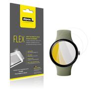 dipos FLEX 2x Film protection écran pour Google Pixel Watch 5 45mm | Transparent, Couverture Complète, anti-choc, auto-régénérant, sans bulles, compatible empreinte digitale, adhésion sans colle