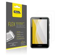 dipos FLEX 2x Film protection écran pour HiBy R1 MP3-Player | Transparent, Couverture Complète, anti-choc, auto-régénérant, sans bulles, compatible empreinte digitale, adhésion sans colle