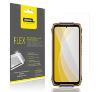 dipos FLEX 2x Film protection écran pour Ulefone RugKing 4 Pro | Transparent, Couverture Complète, anti-choc, auto-régénérant, sans bulles, compatible empreinte digitale, adhésion sans colle