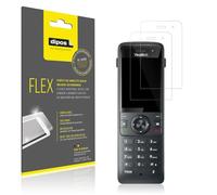 dipos FLEX 2x Film protection écran pour Yealink AX83H | Transparent, Couverture Complète, anti-choc, auto-régénérant, sans bulles, compatible empreinte digitale, adhésion sans colle