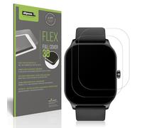 dipos Flex 2X Protection ecrán Mat Compatible avec Amazfit Pop 3s Films de Protection d'écran, antireflet, Compatible Fingerprint, Case-Friendly, Full Cover