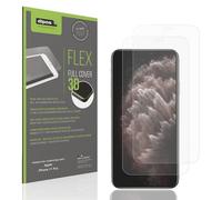 dipos FLEX 2x Protection ecrán mat compatible avec Apple iPhone 11 Pro Films de protection d'écran, antireflet, 100% de couverture d'écran, compatible Fingerprint, case-friendly, Full Cover
