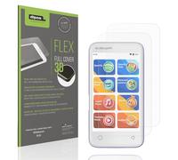 dipos FLEX 2x Protection ecrán mat compatible avec Globluum SU5 Films de protection d'écran, antireflet, 100% de couverture d'écran, compatible Fingerprint, case-friendly, Full Cover