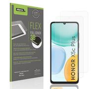 dipos FLEX 2x Protection ecrán mat compatible avec Honor X5c Plus Films de protection d'écran, antireflet, 100% de couverture d'écran, compatible Fingerprint, case-friendly, Full Cover
