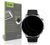 dipos FLEX 2x Protection ecrán mat compatible avec Huami Amazfit Balance 2 Films de protection d'écran, antireflet, 100% de couverture d'écran, compatible Fingerprint, case-friendly, Full Cover