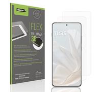 dipos FLEX 2x Protection ecrán mat compatible avec Motorola Edge 70 Cloud Dancer Films de protection d'écran, antireflet, 100% de couverture d'écran, compatible Fingerprint, case-friendly, Full Cover