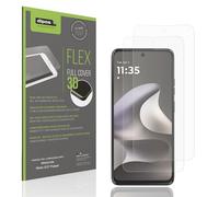 dipos FLEX 2x Protection ecrán mat compatible avec Motorola Moto G37 Power Films de protection d'écran, antireflet, 100% de couverture d'écran, compatible Fingerprint, case-friendly, Full Cover