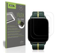 dipos FLEX 2x Protection ecrán mat compatible avec Motorola Moto Watch Fit 1.9 Zoll Films de protection d'écran, antireflet, 100% de couverture d'écran, compatible Fingerprint, case-friendly, Full