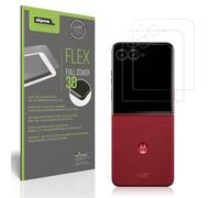dipos FLEX 2x Protection ecrán mat compatible avec Motorola Razr 60 Ultra Aussen-Display Films de protection d'écran, antireflet, 100% de couverture d'écran, compatible Fingerprint, case-friendly,