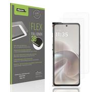 dipos FLEX 2x Protection ecrán mat compatible avec Motorola Razr 70 Innenseite Films de protection d'écran, antireflet, 100% de couverture d'écran, compatible Fingerprint, case-friendly, Full Cover