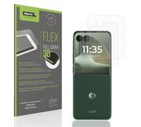 dipos FLEX 2x Protection ecrán mat compatible avec Motorola Razr 70 Plus Aussenseite Films de protection d'écran, antireflet, 100% de couverture d'écran, compatible Fingerprint, case-friendly, Full