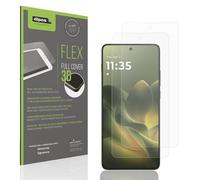 dipos FLEX 2x Protection ecrán mat compatible avec Motorola Signature Films de protection d'écran, antireflet, 100% de couverture d'écran, compatible Fingerprint, case-friendly, Full Cover