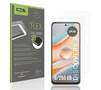 dipos FLEX 2x Protection ecrán mat compatible avec SPC Discovery 3 Films de protection d'écran, antireflet, 100% de couverture d'écran, compatible Fingerprint, case-friendly, Full Cover
