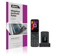 dipos I 2+2 Protection ecrán compatible avec TCL One Touch 4043D mit Rückseite Films de protection d'écran transparent