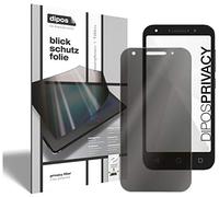 dipos I 2-côtés Protection écran de Confidentialité Compatible avec Alcatel U5 (Format en Hauteur) I Protecteur d'écran Privacy Anti-Espion