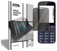 dipos I 2-côtés Protection écran de Confidentialité Compatible avec bea-fon SL820 (Format en Hauteur) 2 pièces I Protecteur d'écran Privacy Anti-Espion