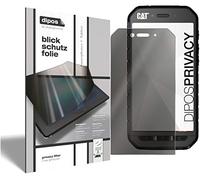 dipos I 2-côtés Protection écran de Confidentialité Compatible avec Caterpillar Cat S41 (Format en Hauteur) I Protecteur d'écran Privacy Anti-Espion