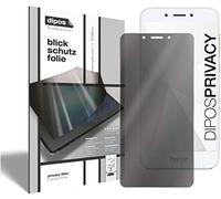 dipos I 2-côtés Protection écran de Confidentialité Compatible avec Huawei Honor 6A (Format en Hauteur) 2 pièces I Protecteur d'écran Privacy Anti-Espion (Plus Petit Que l'écran incurvé)