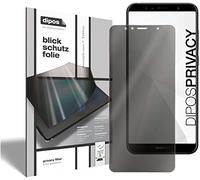 dipos I 2-côtés Protection écran de Confidentialité Compatible avec Huawei Honor 7a (Format en Hauteur) I Protecteur d'écran Privacy Anti-Espion (Plus Petit Que l'écran incurvé)