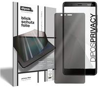 dipos I 2-côtés Protection écran de Confidentialité Compatible avec Nokia 5.1 (Format en Hauteur) 2 pièces I Protecteur d'écran Privacy Anti-Espion (Plus Petit Que l'écran incurvé)