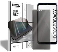 dipos I 2-côtés Protection écran de Confidentialité Compatible avec Nokia 5.1 Plus (Format en Hauteur) 2 pièces I Protecteur d'écran Privacy Anti-Espion (Plus Petit Que l'écran incurvé)