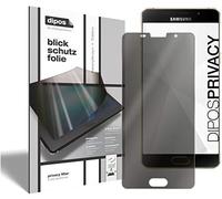 dipos I 2-côtés Protection écran de Confidentialité Compatible avec Samsung Galaxy A5 2016 (Format en Hauteur) 2 pièces I Protecteur d'écran Privacy Anti-Espion (Plus Petit Que l'écran incurvé)