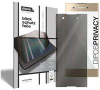dipos I 2-côtés Protection écran de Confidentialité Compatible avec Sony Xperia XA1 (Format en Hauteur) I Protecteur d'écran Privacy Anti-Espion (Plus Petit Que l'écran incurvé)