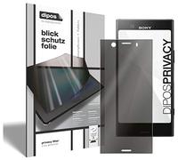 dipos I 2-côtés Protection écran de Confidentialité Compatible avec Sony Xperia XZ1 Compact (Format en Hauteur) 2 pièces I Protecteur d'écran Privacy Anti-Espion (Plus Petit Que l'écran incurvé)
