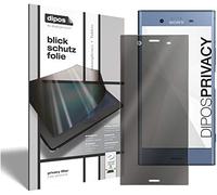 dipos I 2-côtés Protection écran de Confidentialité Compatible avec Sony Xperia XZ1 (Format en Hauteur) 2 pièces I Protecteur d'écran Privacy Anti-Espion (Plus Petit Que l'écran incurvé)