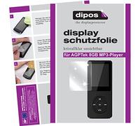 dipos I 2X Protection ecrán Compatible avec AGPTek 8GB MP3-Player Films de Protection d'écran Transparent