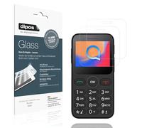 dipos I 2x Protection ecrán compatible avec Alcatel 3085 Verre souple Film Protecteur 9H