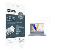 dipos I 2x Protection ecrán compatible avec Asus VivoBook S15 Verre souple Film Protecteur 9H