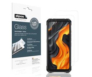 dipos I 2x Protection ecrán compatible avec Cubot KingKong Power 5 Verre souple Film Protecteur 9H