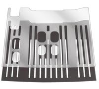 dipos I 2X Protection ecrán Compatible avec DeLonghi Dinamica ECAM 350.50/350.55/350.75 Films de Protection d'écran Transparent