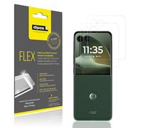 dipos I 2x Protection écran compatible avec Motorola Razr 70 Plus Aussenseite - recouvre 100% de l'écran I 3D Full Coverfilms de protection