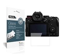 dipos I 2X Protection ecrán Compatible avec Panasonic Lumix DC-S5 Verre Souple Film Protecteur 9H