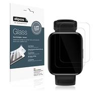 dipos I 2X Protection ecrán Compatible avec Realme Watch 3 Verre Souple Film Protecteur 9H