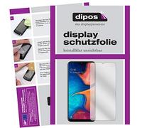 dipos I 2X Protection ecrán Compatible avec Samsung Galaxy A20 Films de Protection d'écran Transparent