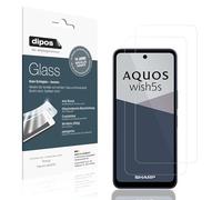 dipos I 2x Protection ecrán compatible avec Sharp Aquos wish5s Verre souple Film Protecteur 9H